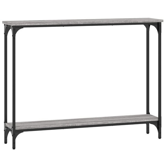 Wandtafel 100x22,5x75 cm bewerkt hout grijs sonoma eikenkleurig MeubelReus