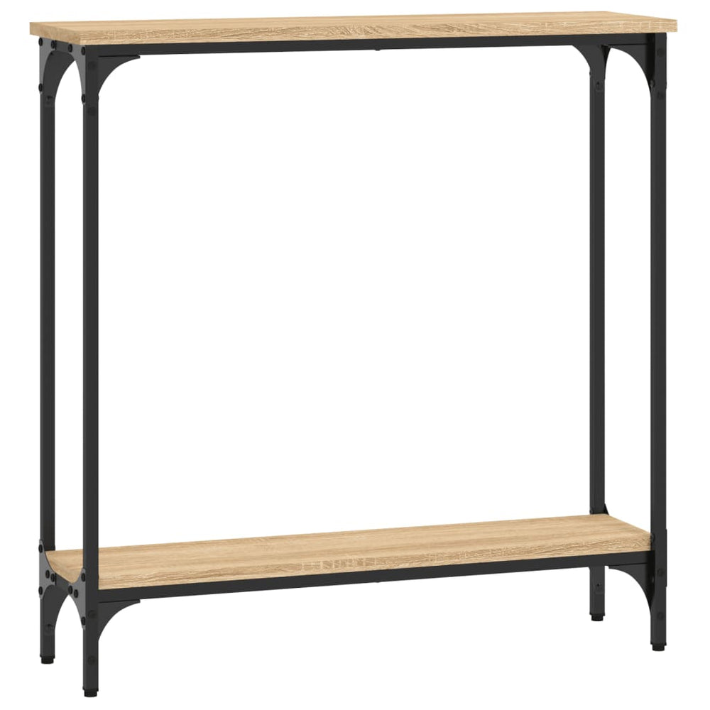 Wandtafel 75x22,5x75 cm bewerkt hout sonoma eikenkleurig MeubelReus
