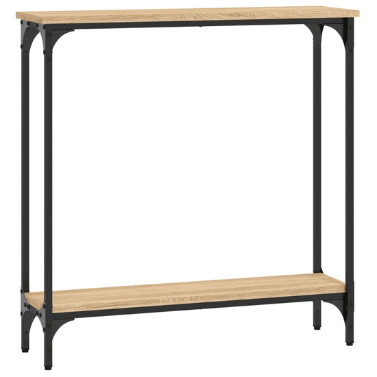 Wandtafel 75x22,5x75 cm bewerkt hout sonoma eikenkleurig MeubelReus