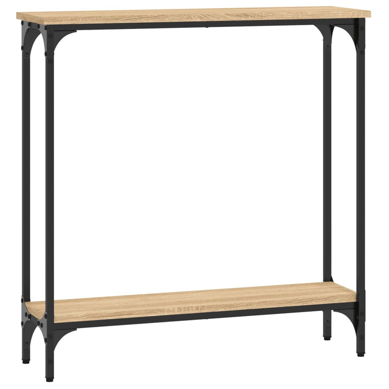 Wandtafel 75x22,5x75 cm bewerkt hout sonoma eikenkleurig MeubelReus