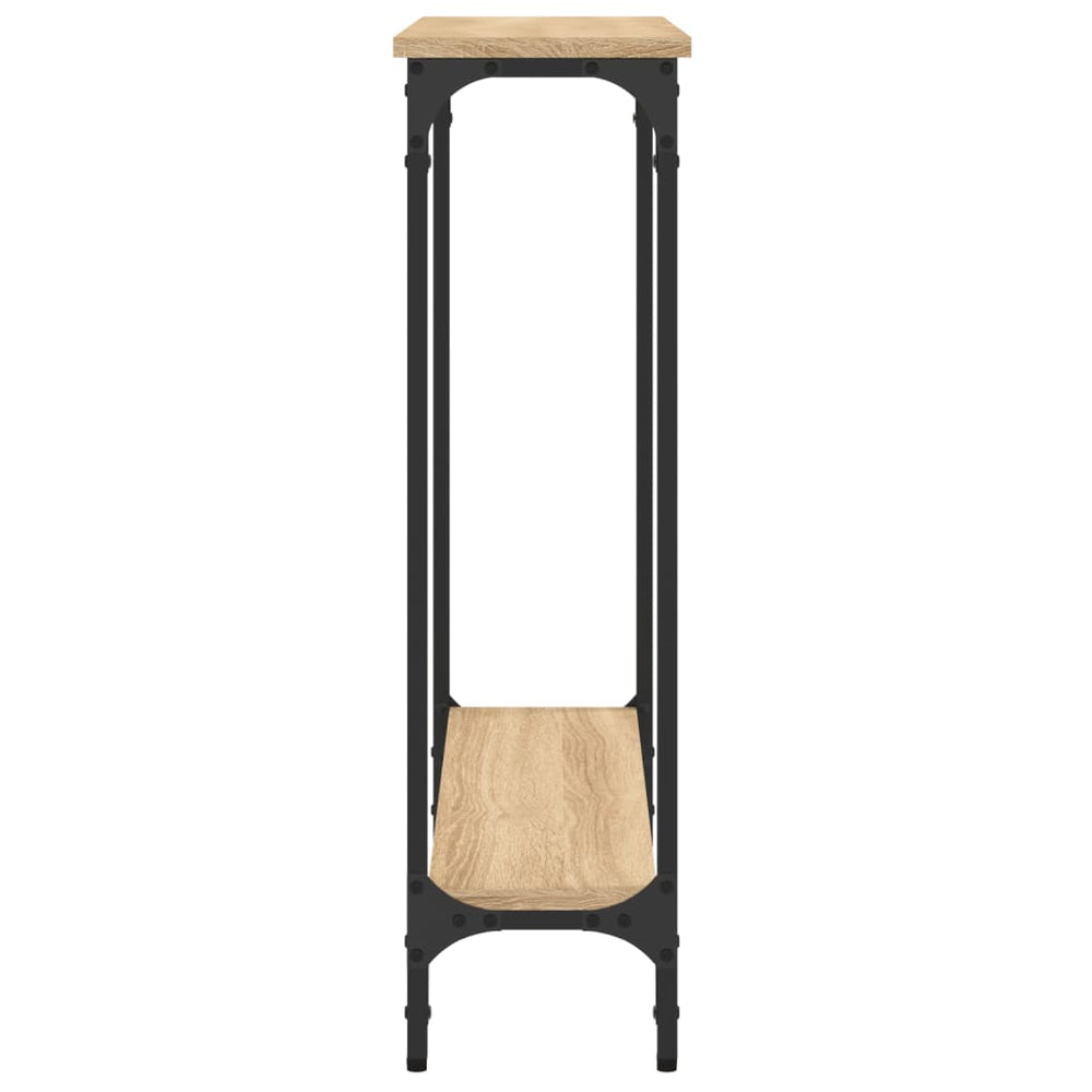 Wandtafel 75x22,5x75 cm bewerkt hout sonoma eikenkleurig MeubelReus
