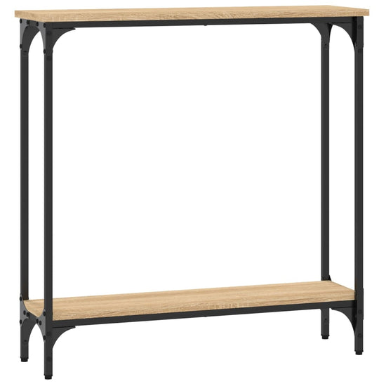 Wandtafel 75x22,5x75 cm bewerkt hout sonoma eikenkleurig MeubelReus
