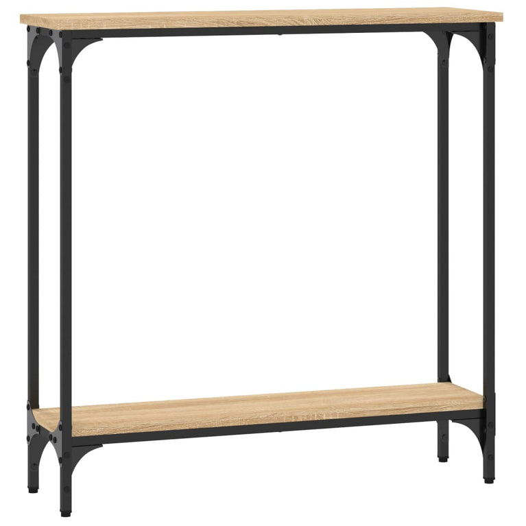 Wandtafel 75x22,5x75 cm bewerkt hout sonoma eikenkleurig MeubelReus