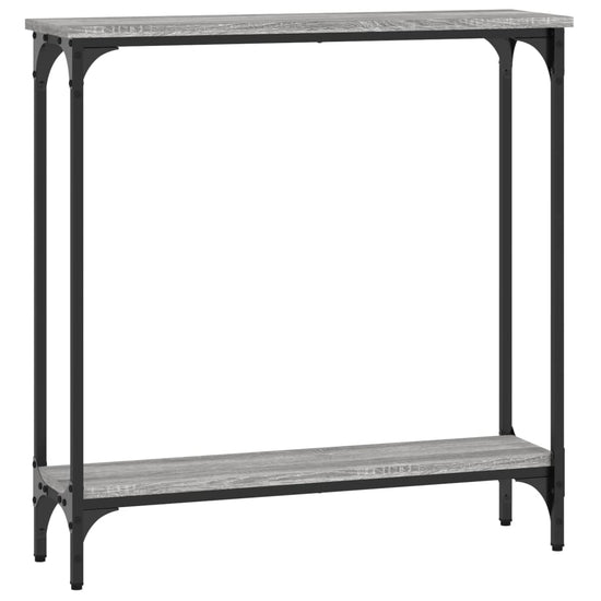 Wandtafel 75x22,5x75 cm bewerkt hout grijs sonoma eikenkleurig MeubelReus