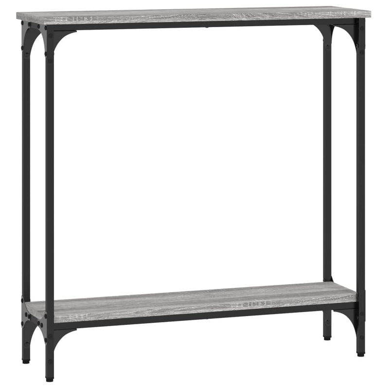 Wandtafel 75x22,5x75 cm bewerkt hout grijs sonoma eikenkleurig MeubelReus