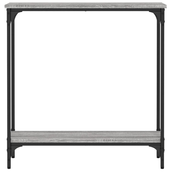 Wandtafel 75x22,5x75 cm bewerkt hout grijs sonoma eikenkleurig MeubelReus