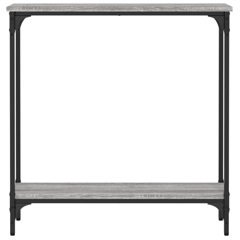 Wandtafel 75x22,5x75 cm bewerkt hout grijs sonoma eikenkleurig MeubelReus