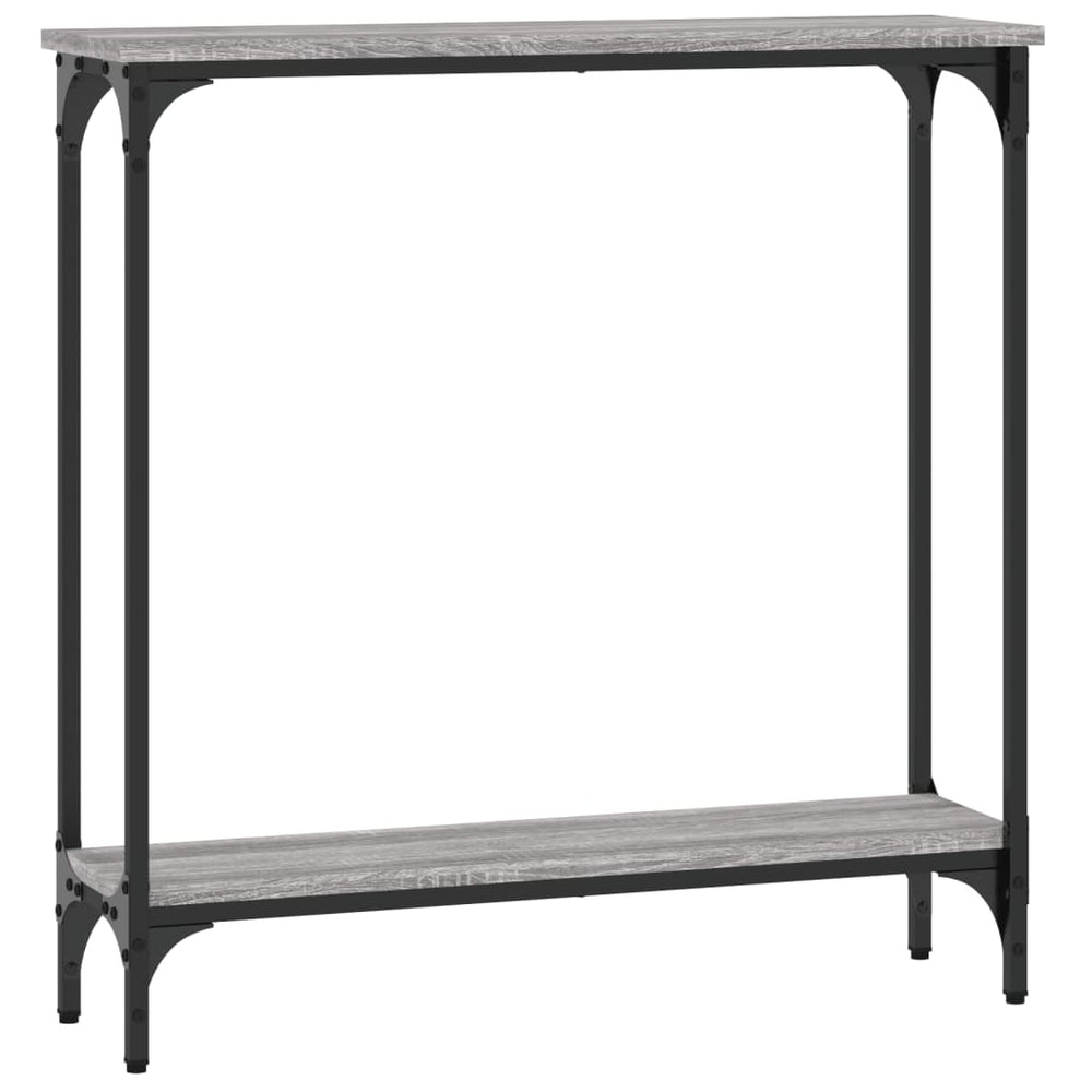 Wandtafel 75x22,5x75 cm bewerkt hout grijs sonoma eikenkleurig MeubelReus