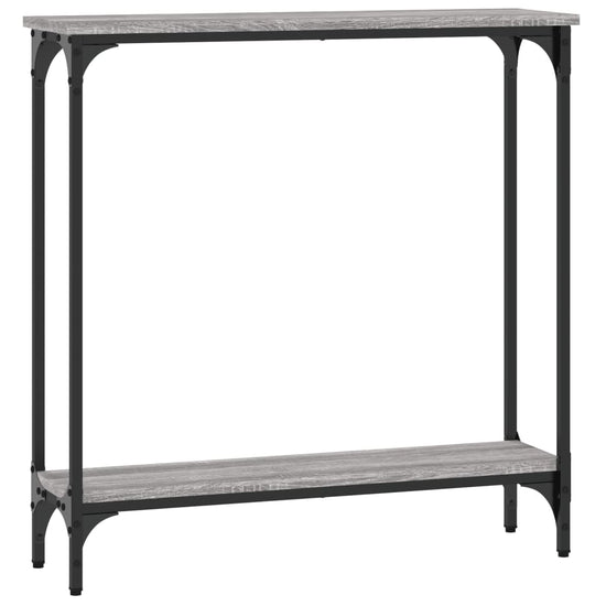 Wandtafel 75x22,5x75 cm bewerkt hout grijs sonoma eikenkleurig MeubelReus