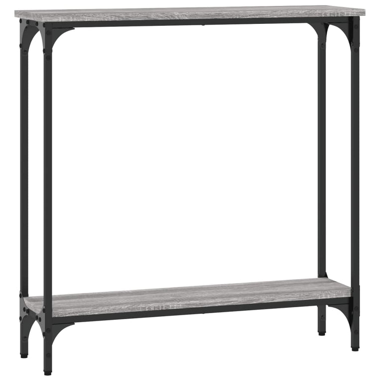 Wandtafel 75x22,5x75 cm bewerkt hout grijs sonoma eikenkleurig MeubelReus