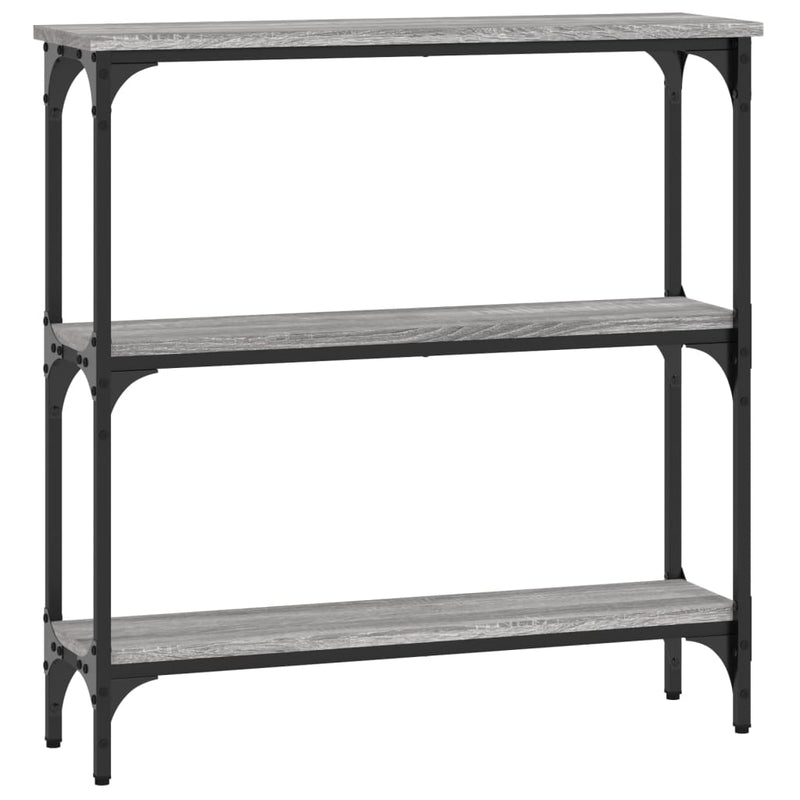 Wandtafel 75x22,5x75 cm bewerkt hout grijs sonoma eikenkleurig MeubelReus