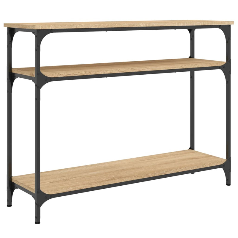 Wandtafel 100x29x75 cm bewerkt hout sonoma eikenkleurig MeubelReus