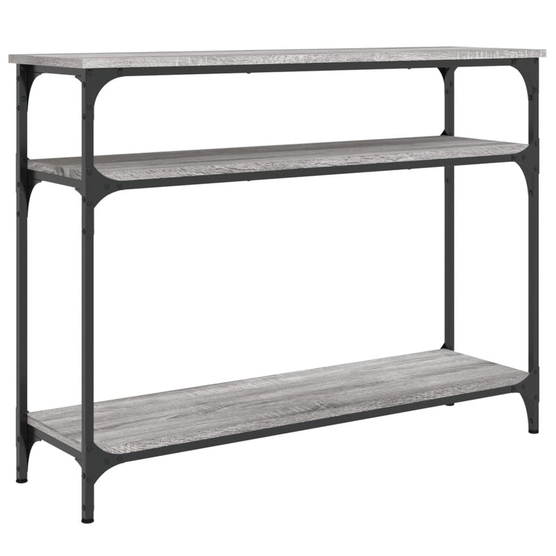Wandtafel 100x29x75 cm bewerkt hout grijs sonoma eikenkleurig MeubelReus