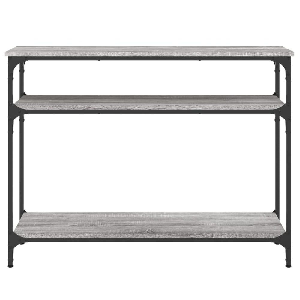 Wandtafel 100x29x75 cm bewerkt hout grijs sonoma eikenkleurig MeubelReus