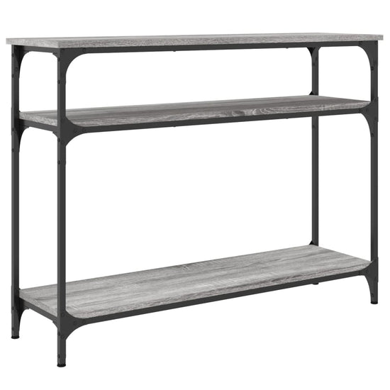 Wandtafel 100x29x75 cm bewerkt hout grijs sonoma eikenkleurig MeubelReus