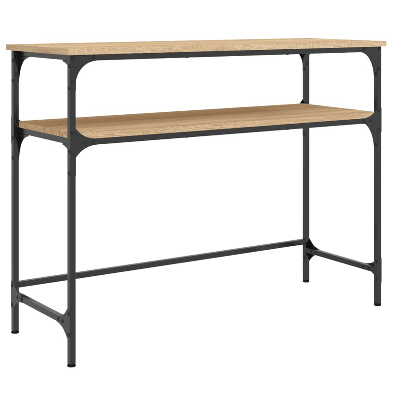 Wandtafel 100x35,5x75 cm bewerkt hout sonoma eikenkleurig MeubelReus