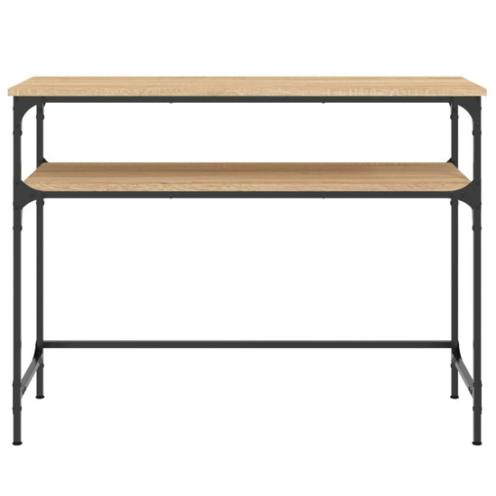 Wandtafel 100x35,5x75 cm bewerkt hout sonoma eikenkleurig MeubelReus