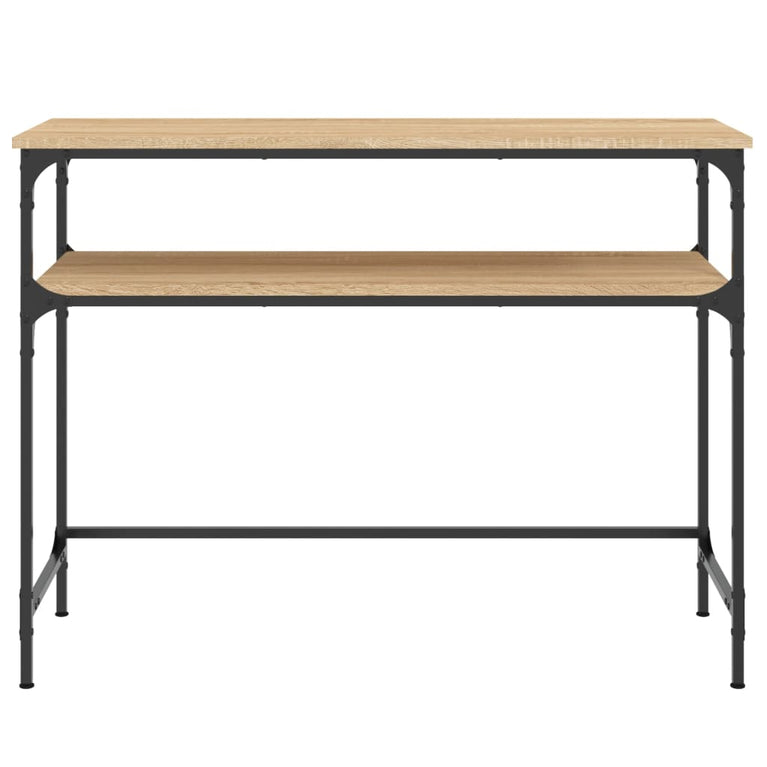 Wandtafel 100x35,5x75 cm bewerkt hout sonoma eikenkleurig MeubelReus