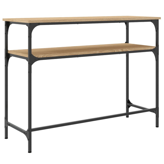 Wandtafel 100x35,5x75 cm bewerkt hout sonoma eikenkleurig MeubelReus