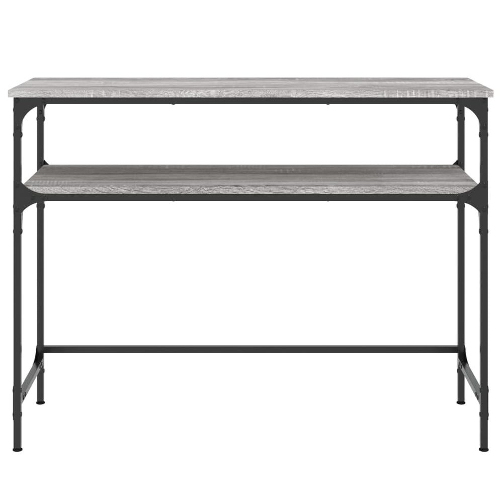 Wandtafel 100x35,5x75 cm bewerkt hout grijs sonoma eikenkleurig MeubelReus
