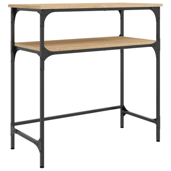 Wandtafel 75x35,5x75 cm bewerkt hout sonoma eikenkleurig MeubelReus