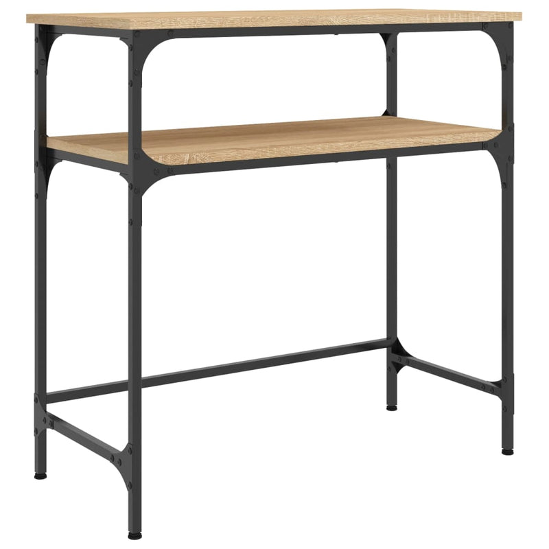 Wandtafel 75x35,5x75 cm bewerkt hout sonoma eikenkleurig MeubelReus