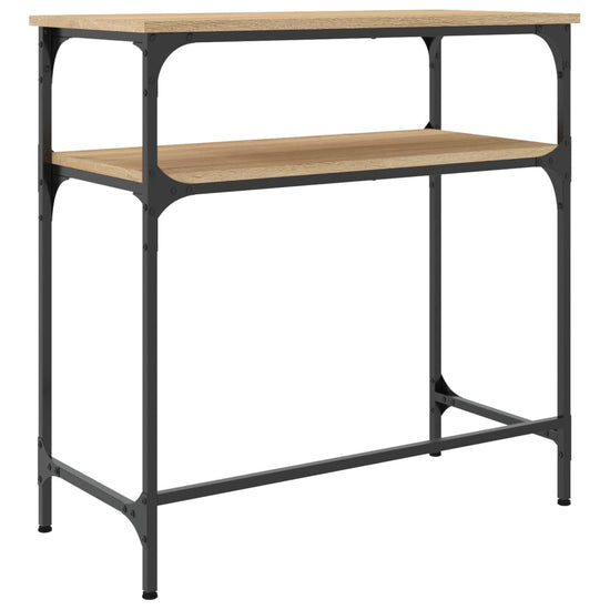 Wandtafel 75x35,5x75 cm bewerkt hout sonoma eikenkleurig MeubelReus