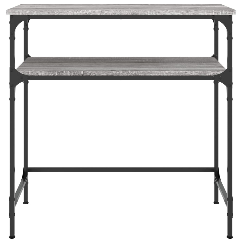 Wandtafel 75x35,5x75 cm bewerkt hout grijs sonoma eikenkleurig MeubelReus