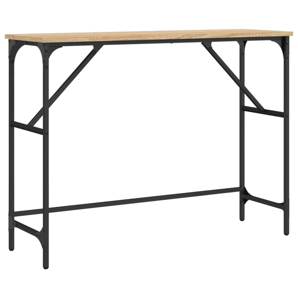 Wandtafel 100x32x75 cm bewerkt hout sonoma eikenkleurig MeubelReus