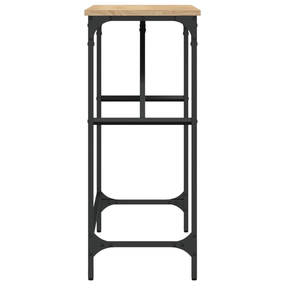 Wandtafel 100x32x75 cm bewerkt hout sonoma eikenkleurig MeubelReus