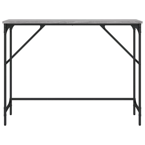 Wandtafel 100x32x75 cm bewerkt hout grijs sonoma eikenkleurig MeubelReus
