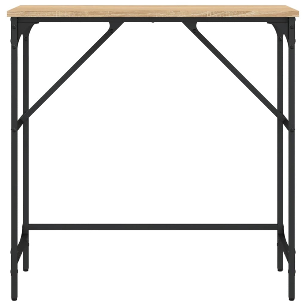 Wandtafel 75x32x75 cm bewerkt hout sonoma eikenkleurig MeubelReus