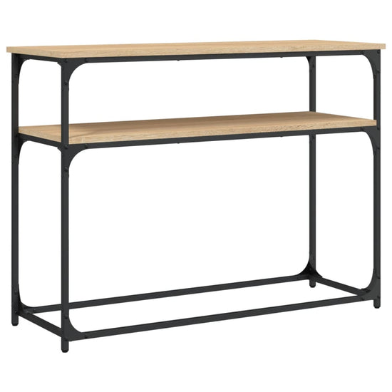 Wandtafel 100x35,5x75 cm bewerkt hout sonoma eikenkleurig MeubelReus