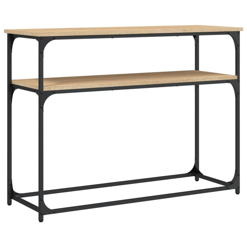 Wandtafel 100x35,5x75 cm bewerkt hout sonoma eikenkleurig MeubelReus