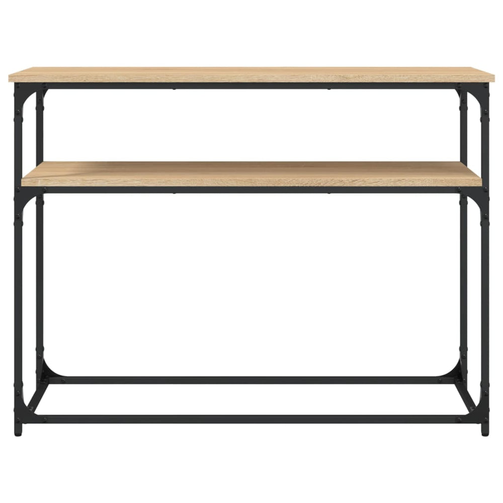 Wandtafel 100x35,5x75 cm bewerkt hout sonoma eikenkleurig MeubelReus