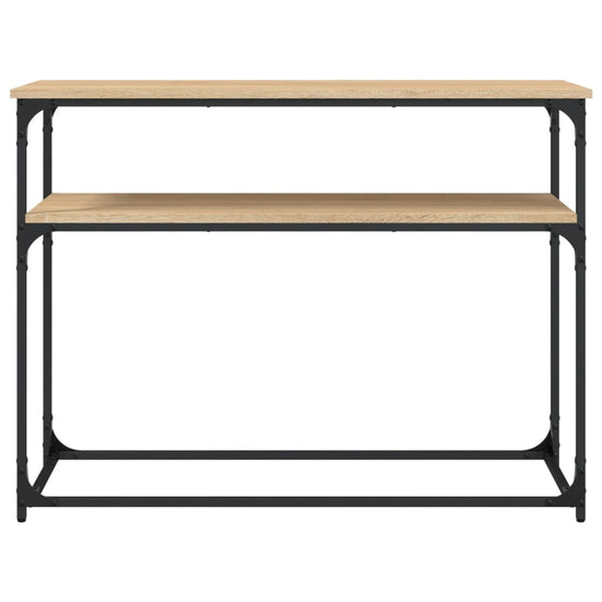 Wandtafel 100x35,5x75 cm bewerkt hout sonoma eikenkleurig MeubelReus