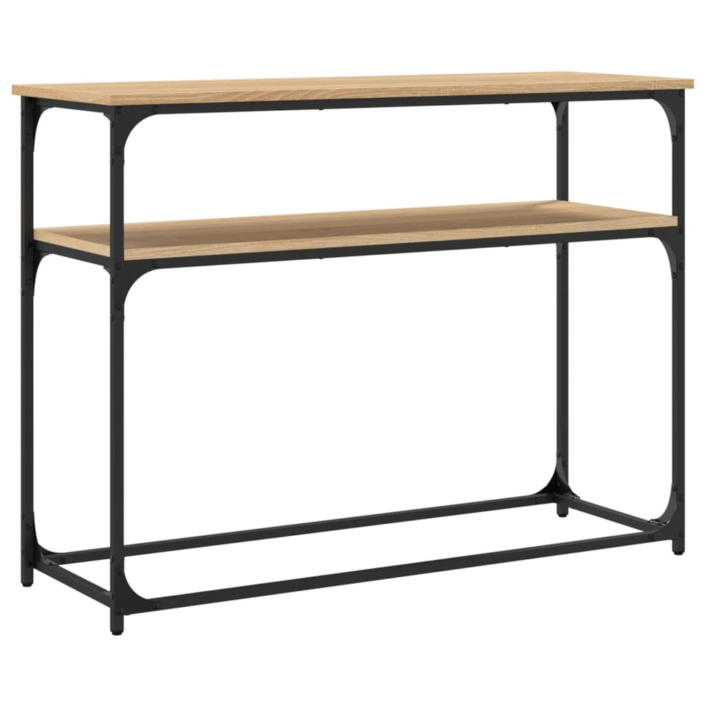 Wandtafel 100x35,5x75 cm bewerkt hout sonoma eikenkleurig MeubelReus