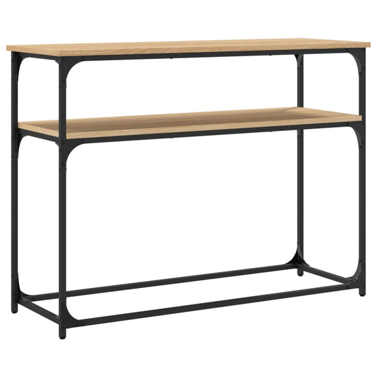 Wandtafel 100x35,5x75 cm bewerkt hout sonoma eikenkleurig MeubelReus