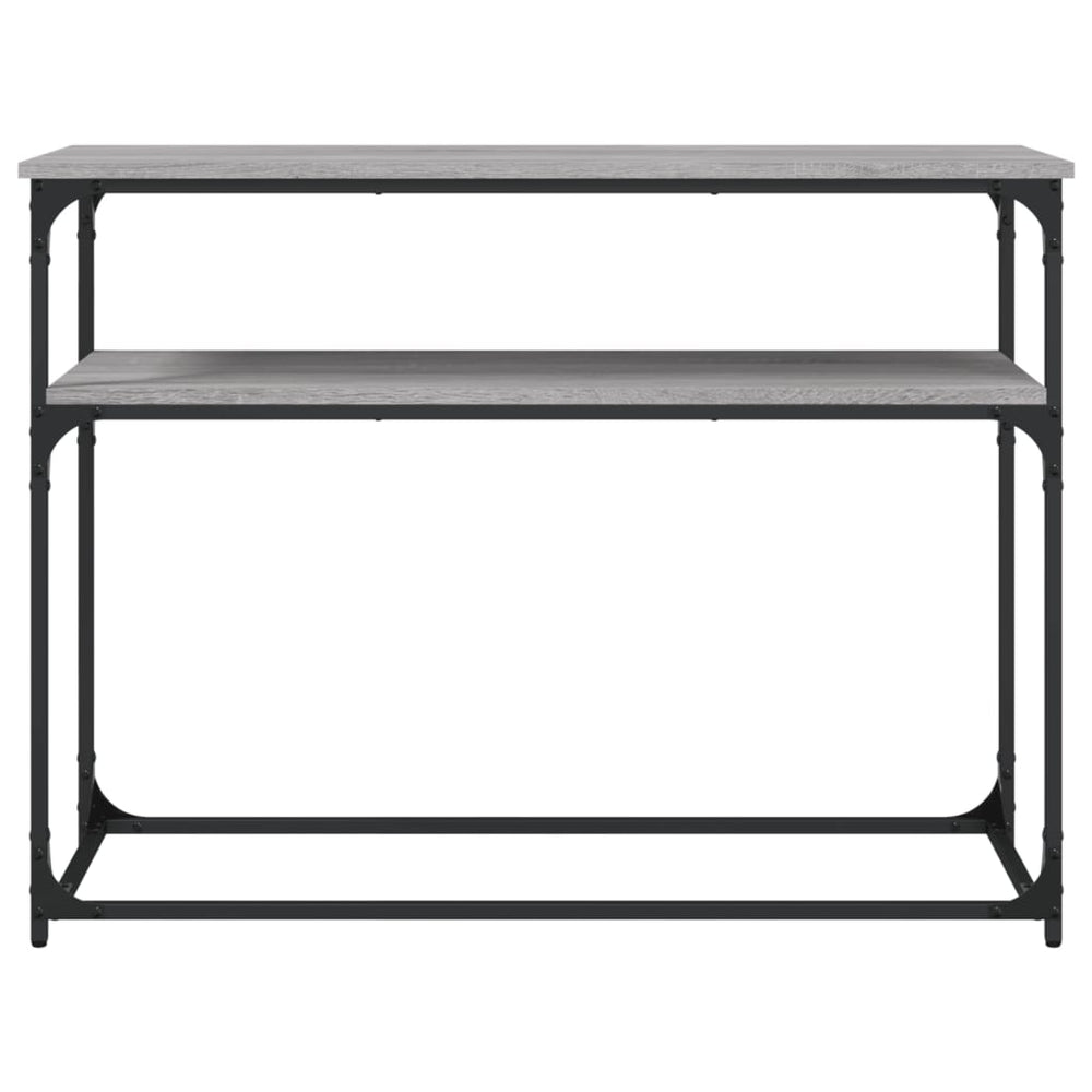 Wandtafel 100x35,5x75 cm bewerkt hout grijs sonoma eikenkleurig MeubelReus