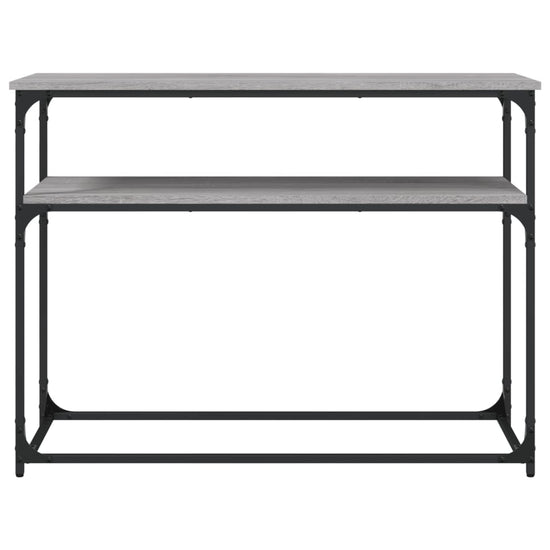 Wandtafel 100x35,5x75 cm bewerkt hout grijs sonoma eikenkleurig MeubelReus