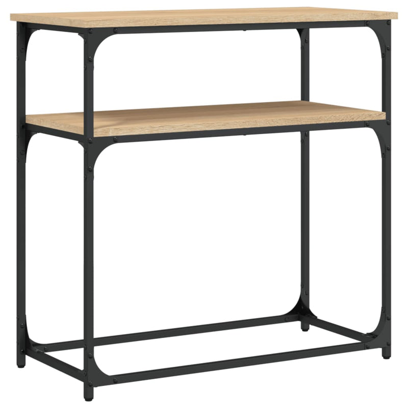 Wandtafel 75x35,5x75 cm bewerkt hout sonoma eikenkleurig MeubelReus