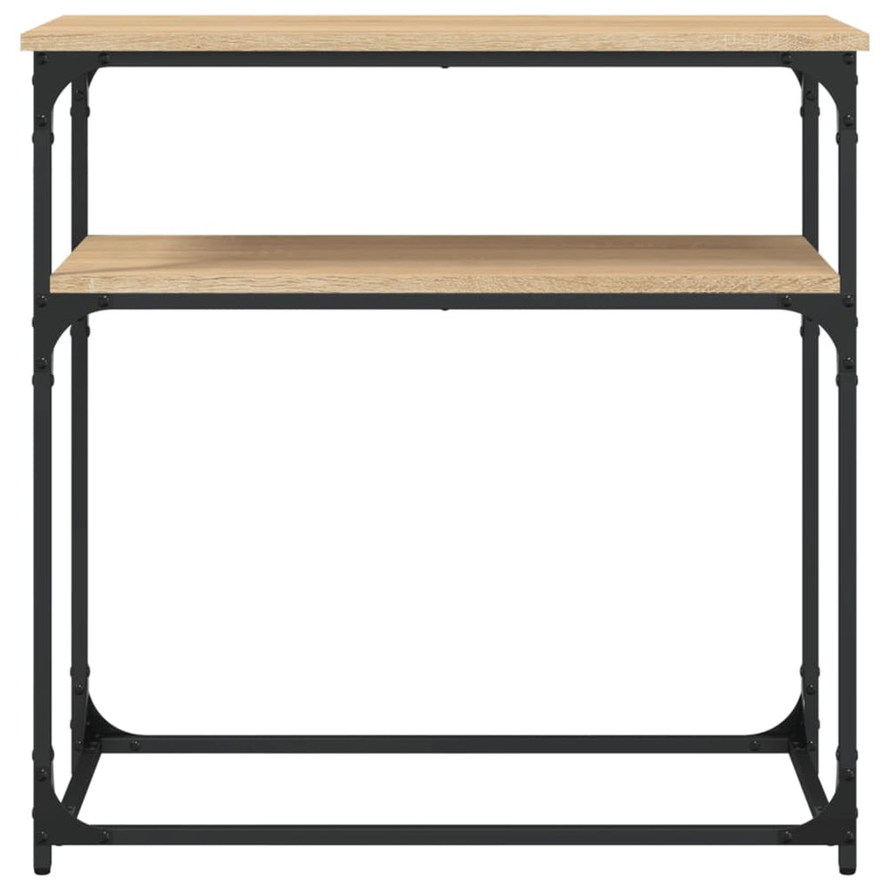 Wandtafel 75x35,5x75 cm bewerkt hout sonoma eikenkleurig MeubelReus