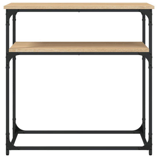 Wandtafel 75x35,5x75 cm bewerkt hout sonoma eikenkleurig MeubelReus