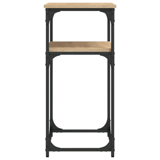Wandtafel 75x35,5x75 cm bewerkt hout sonoma eikenkleurig MeubelReus