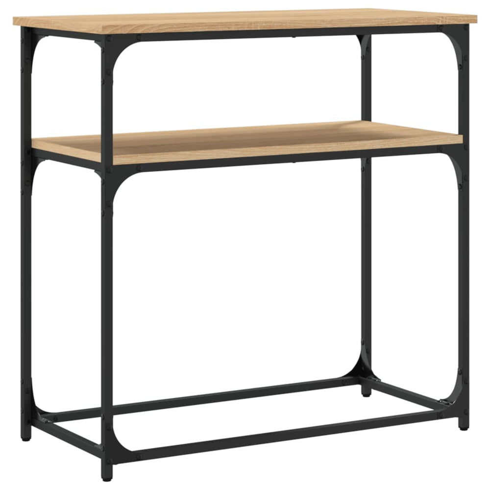 Wandtafel 75x35,5x75 cm bewerkt hout sonoma eikenkleurig MeubelReus