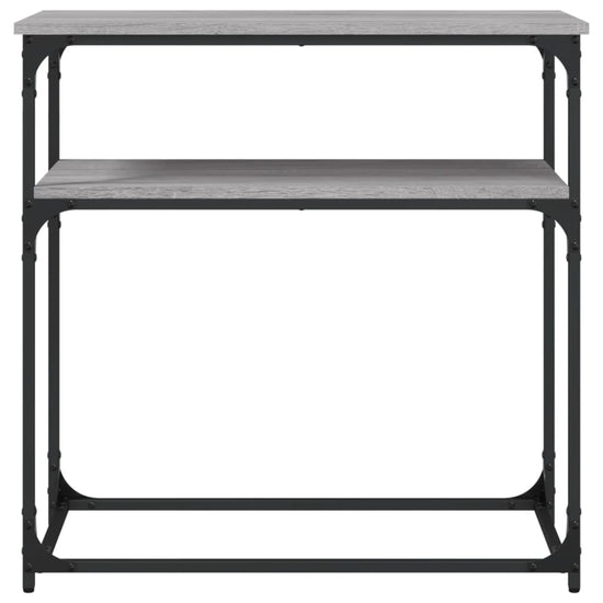 Wandtafel 75x35,5x75 cm bewerkt hout grijs sonoma eikenkleurig MeubelReus