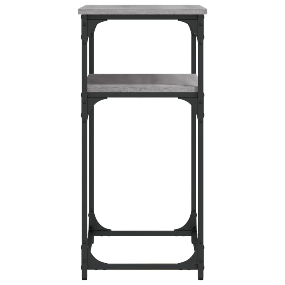 Wandtafel 75x35,5x75 cm bewerkt hout grijs sonoma eikenkleurig MeubelReus