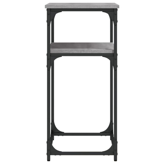 Wandtafel 75x35,5x75 cm bewerkt hout grijs sonoma eikenkleurig MeubelReus