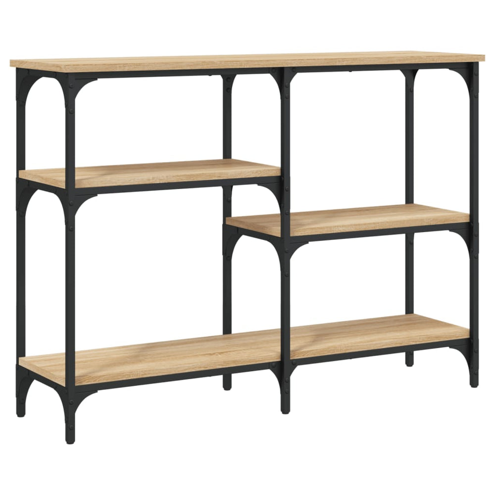 Wandtafel 102x29x75 cm bewerkt hout sonoma eikenkleurig MeubelReus