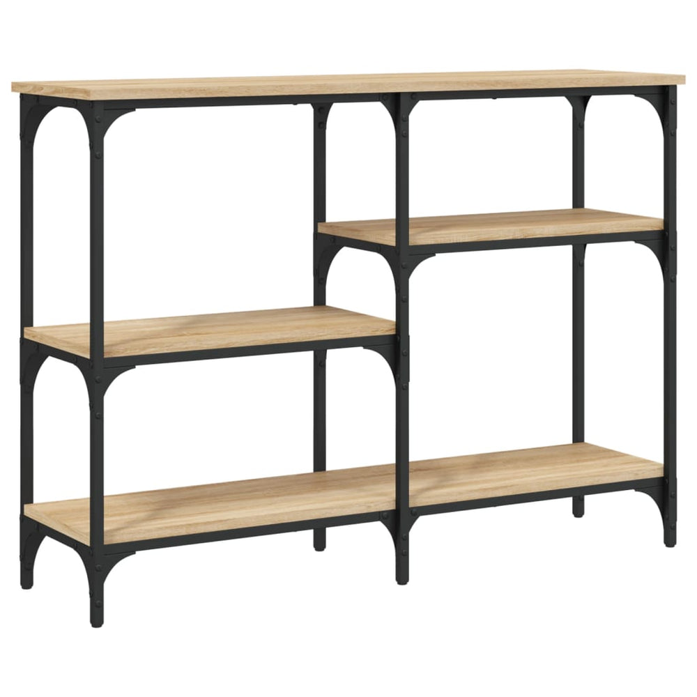 Wandtafel 102x29x75 cm bewerkt hout sonoma eikenkleurig MeubelReus
